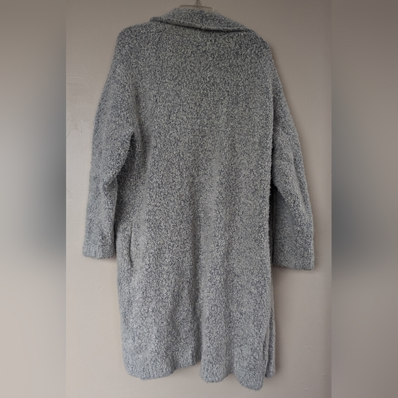 LOFT Wool & Alpaca Blend Long Oversized Cardigan Sweater, Gray (SIZE XS/S) - Picture 9 of 13